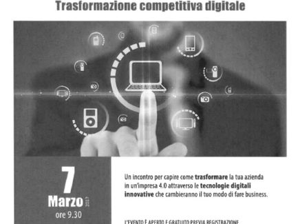 IMPRESA 4.0 TRASFORMAZIONE COMPETITIVA DIGITALE 7 MARZO 2017 L'AQUILA