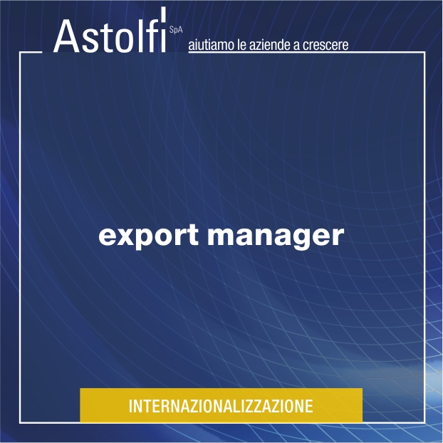 INTERNAZIONALIZZAZIONE Export Manager
