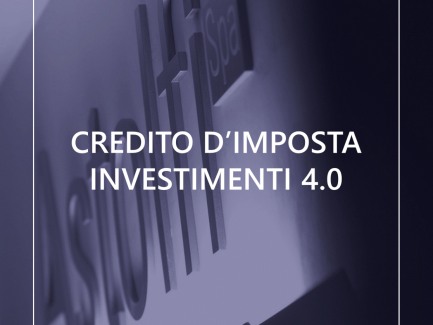 CREDITO DI IMPOSTA INVESTIMENTI 4.0