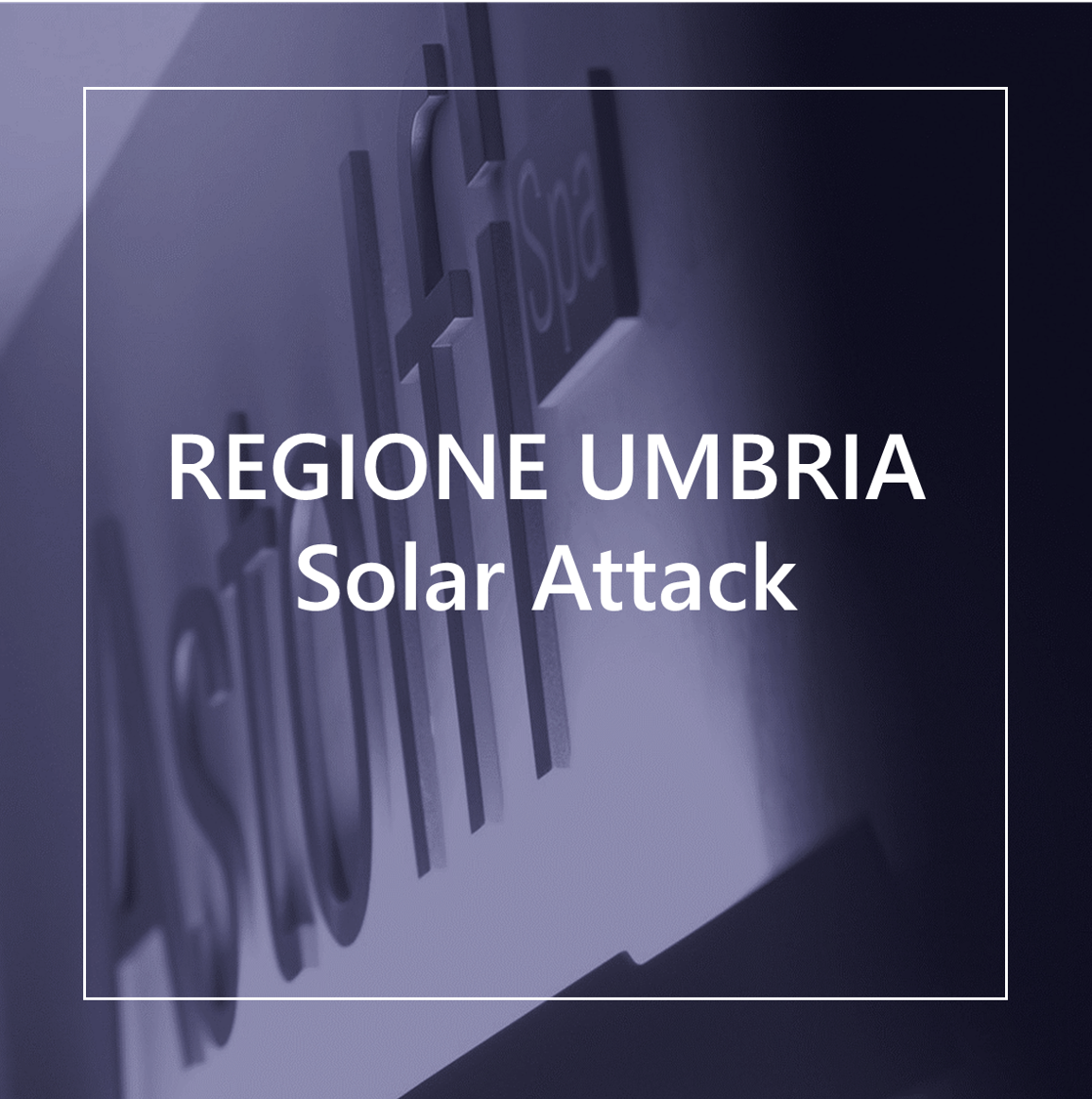 REGIONE UMBRIA Sostegno agli investimenti per l’utilizzo  delle fonti di energia rinnovabili Solar Attack